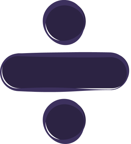 Divisyon logo mark in dark purple colors